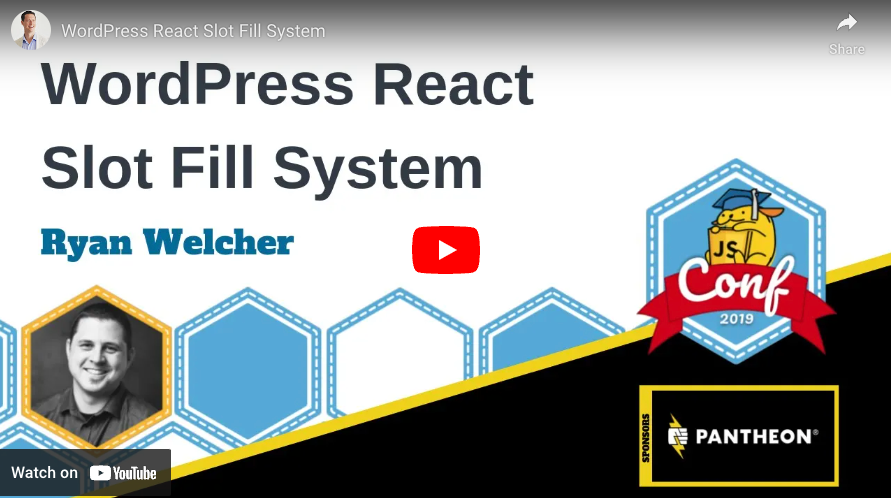 Introduction to WordPress SlotFill